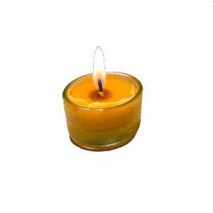Teelicht mit Glas verschiedene Motive