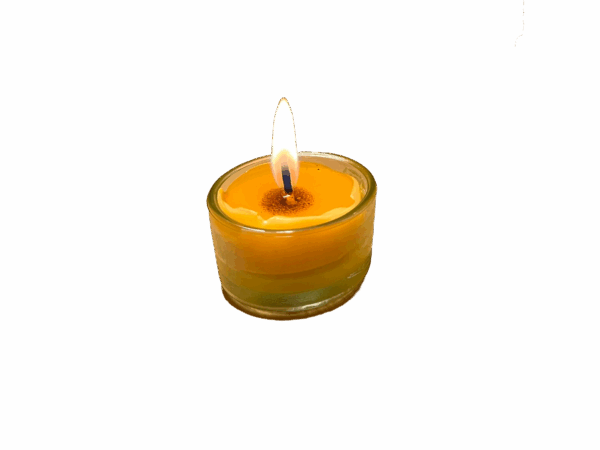 Teelicht mit Glas verschiedene Motive