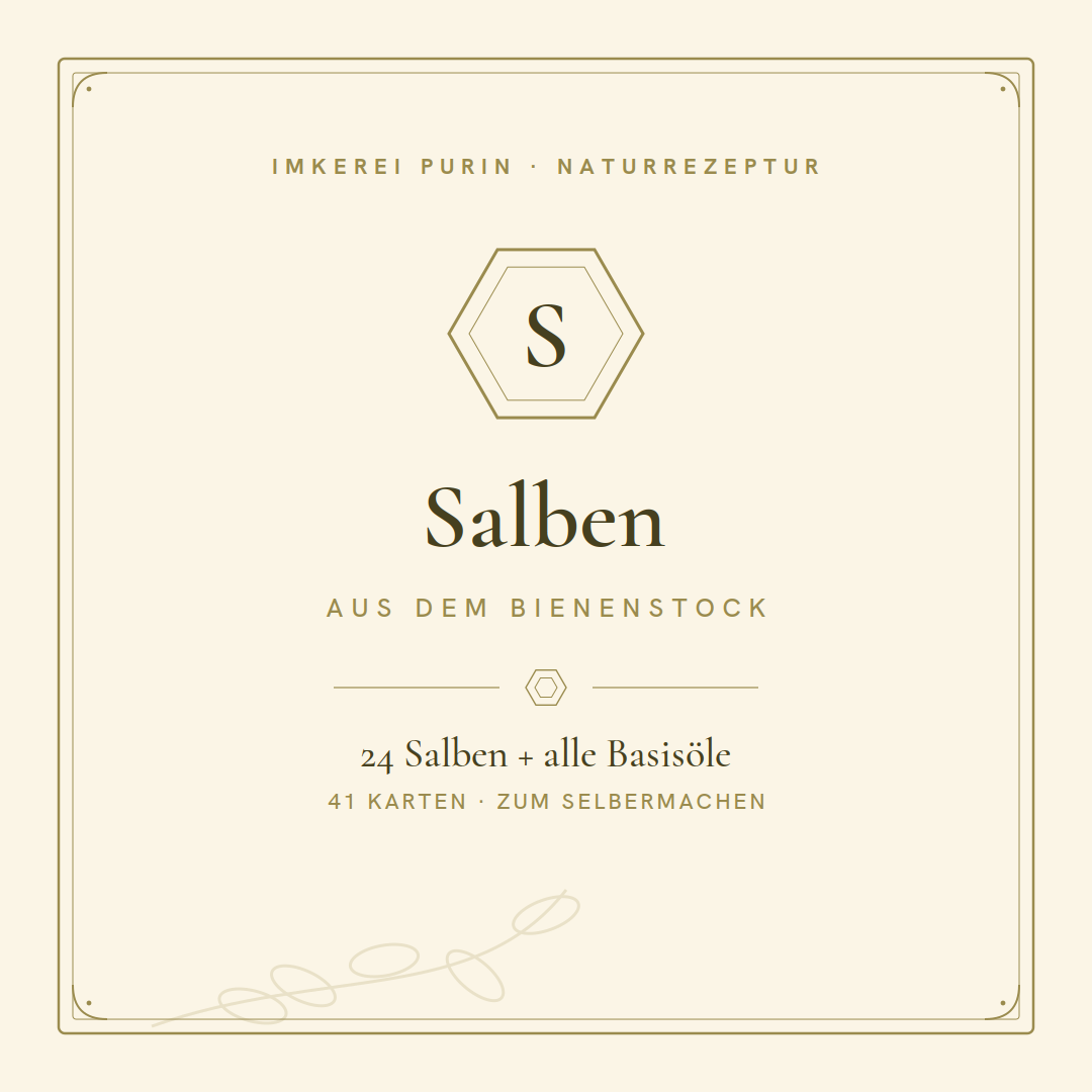 Salben aus dem Bienenstock | 24 Rezepturen zum Selbermachen + alle Basisöle